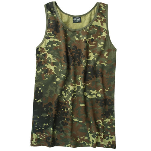 Mil-Tec canottiera uomo 140-145 g/m2, flecktarn