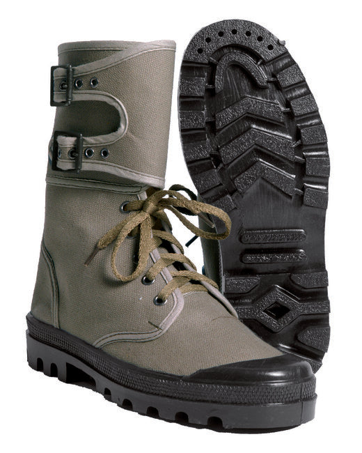 Mil-Tec Comando scarpe di tela con fibbie, oliva