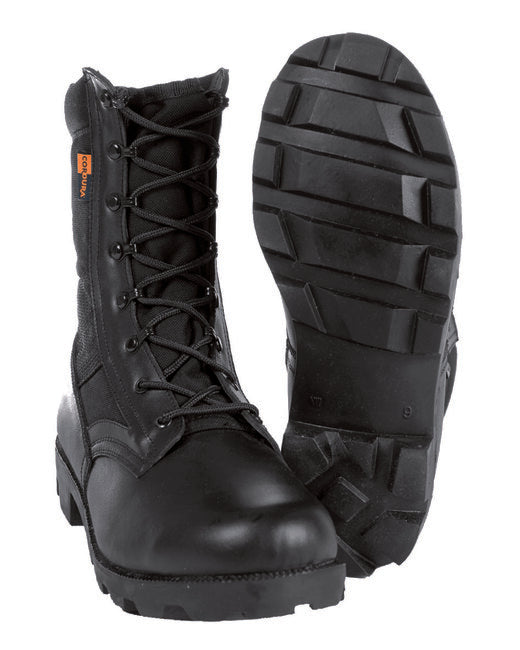 Mil-Tec US Jungle Scarpe tipo Cordura, nero