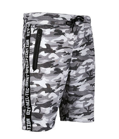 Mil-Tec Training pantaloncini in felpa da uomo, Urban