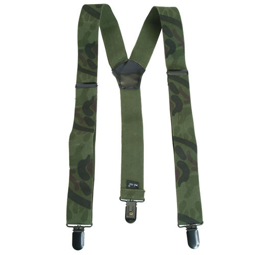 Mil-Tec bretelle per pantaloni clip, Woodland