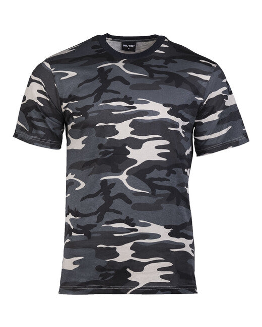 Mil-Tec Maglietta manica corta, dark camo