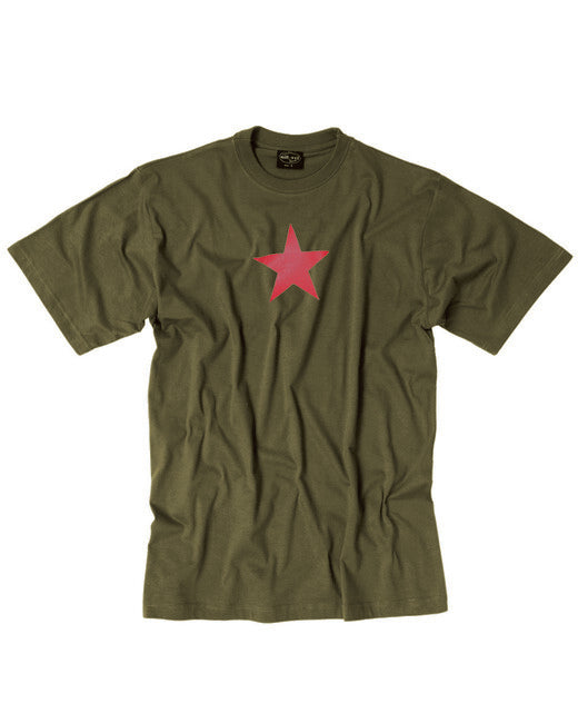 Mil-Tec Red Star t-shirt manica corta, oliva