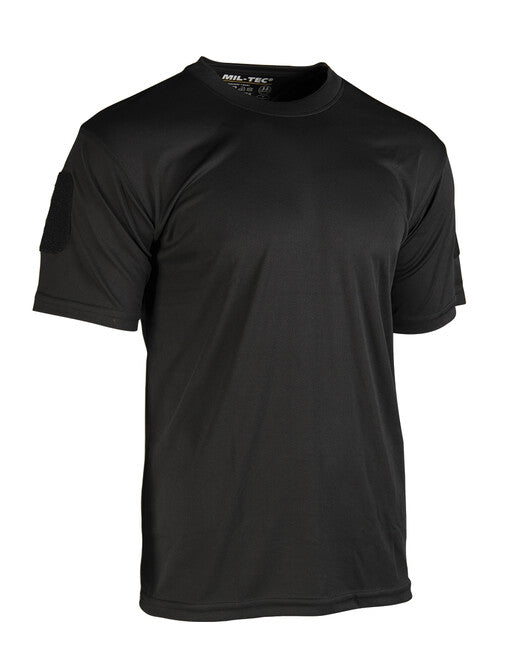 Mil-Tec Maglietta tattica quick dry a maniche corte, nera