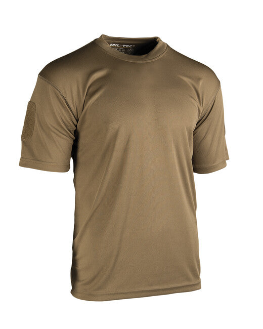 Mil-Tec Maglietta tattica quick dry manica corta, Coyote