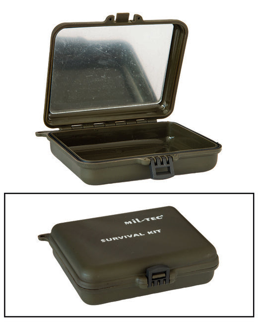 Mil-Tec scatola 12x10x3,5cm, oliva