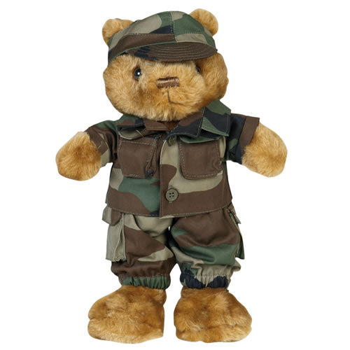 Mil-Tec Uniforme per orsacchiotto, bosco