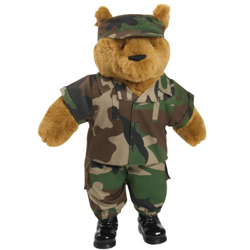 Mil-Tec uniforme per orsacchiotto, cce camo