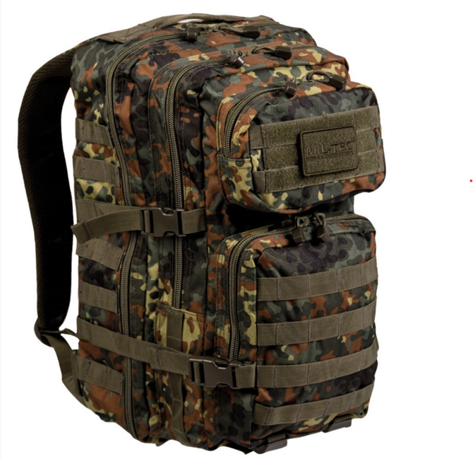 Mil-Tec US Assault zaino Flecktarn, 36L