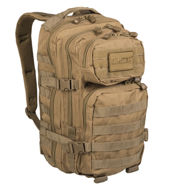 Mil-Tec US Assault zaino, Coyote, 20L