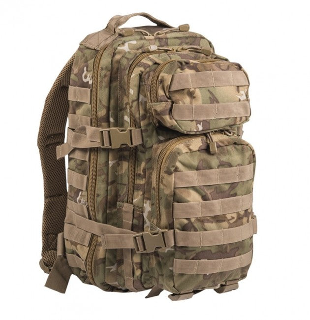 Mil-Tec US Assault Small zaino, Woodland-arid, 20L
