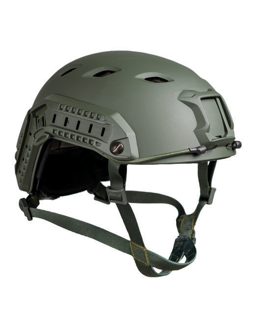Mil-Tec Fast casco da Paracadutista americano W/Rail, oliva