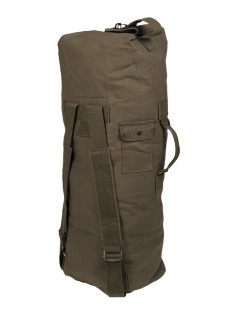 Mil-Tec US borsa da barca con due cinghie, oliva 75l