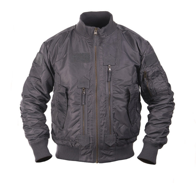 Mil-Tec US Tactical giacca da Pilota, grigia