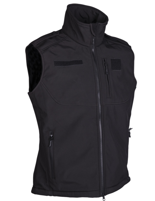 Mil-Tec gilet Softshell, nero