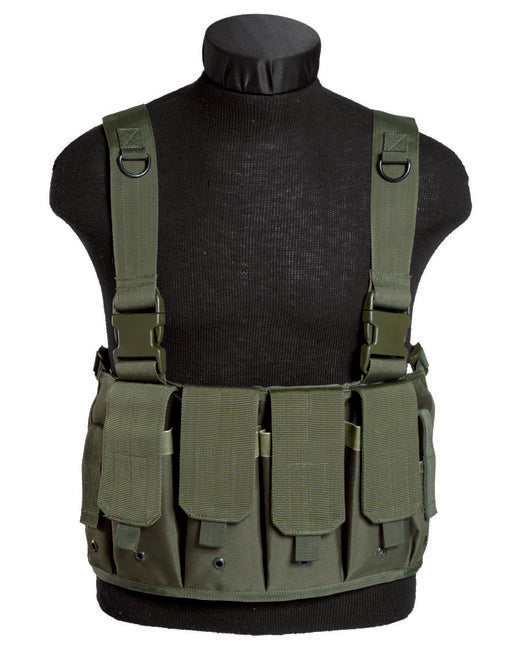 Mil-Tec Mag Chest Rig gilet tattico, oliva