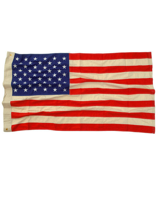 Mil-Tec Bandiera USA 50 stelle VINTAGE in cotone ricamato 90x150cm, blu
