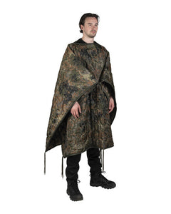 Mil-Tec fodera per poncho 210 x 150 cm, flecktarn
