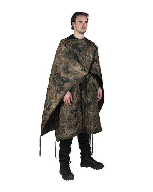 Mil-Tec fodera per poncho 210 x 150 cm, flecktarn