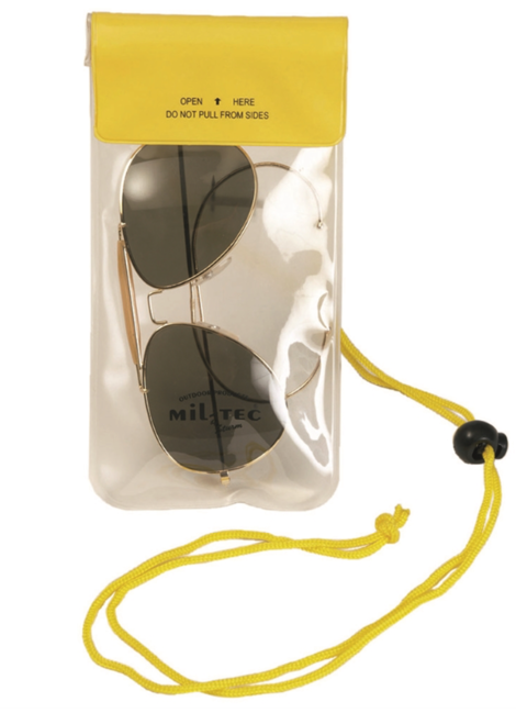 Mil-Tec custodia impermeabile da collo 95x195mm, giallo