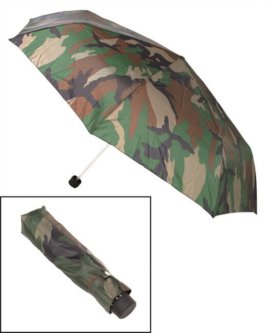 Mil-Tec Ombrello pieghevole, Woodland