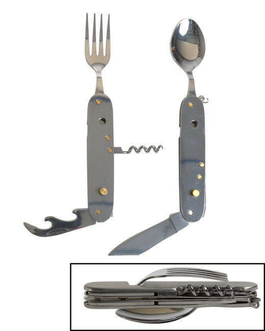 Mil-Tec Posate tascabili 6 in 1