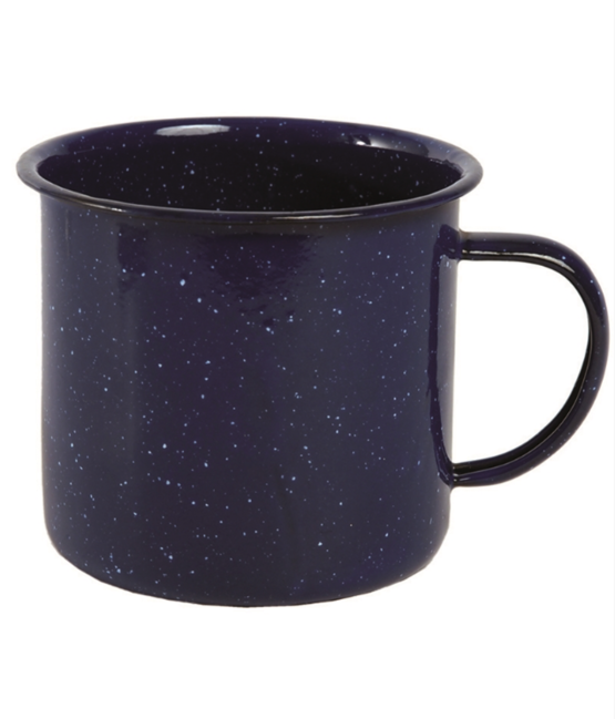 Mil-Tec Western tazza smaltata 350ml, blu