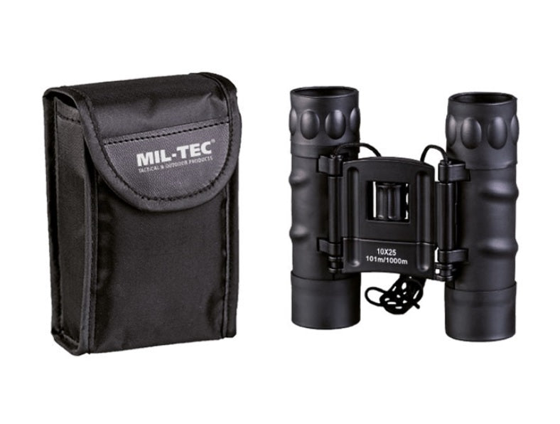 Mil-Tec Gen.II binocolo 10x25, nero