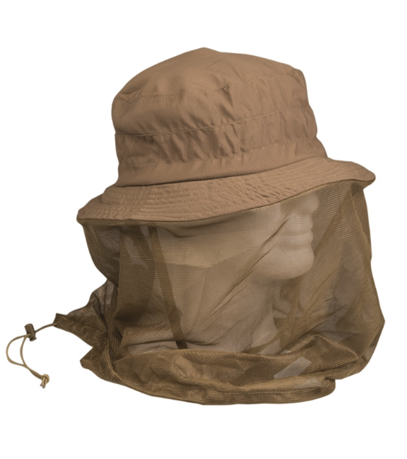 Mil-Tec Boonie Hat with Mosquito Net, Coyote