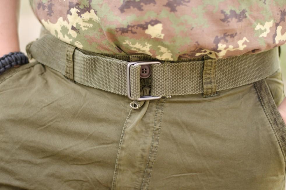 Mil-Tec Vintage pantaloncini Prewash, oliva