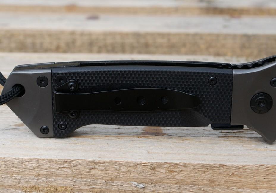Mil-Tec DA35 coltello pieghevole 22cm, nero