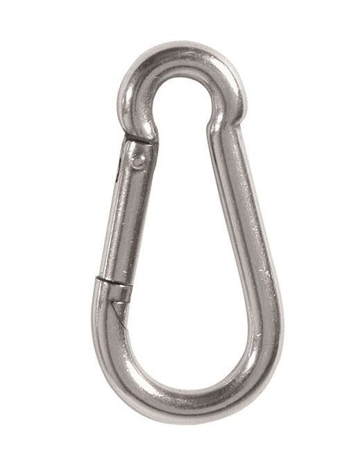 Mil-Tec Moschettone in acciaio inox, 4 cm