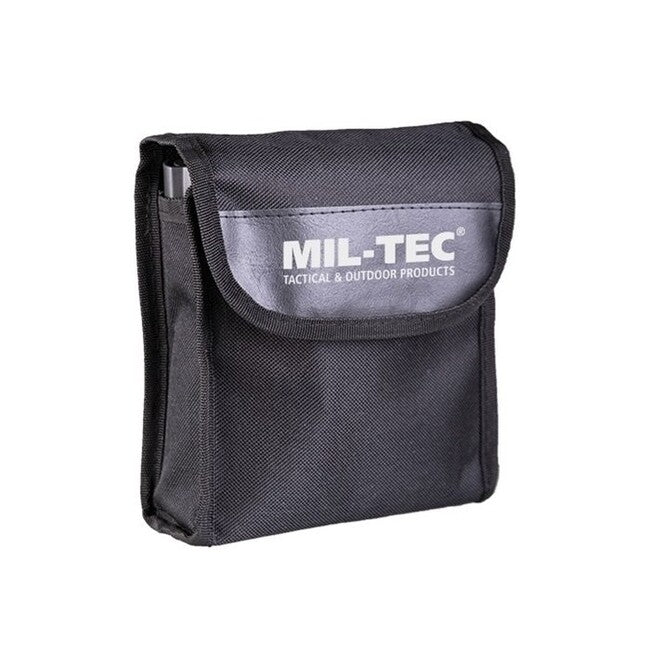 Mil-Tec 8x42 binocolo impermeabile con custodia, nero
