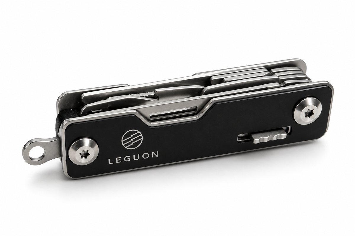 Leguon Brevis mini πολυεργαλείο 9 σε 1, μαύρο