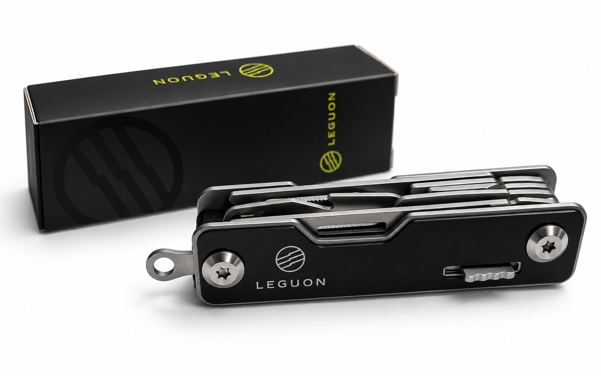Leguon Brevis mini πολυεργαλείο 9 σε 1, μαύρο