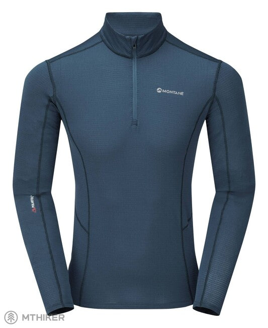Montane Allez Micro Pull-On maglietta funzionale a maniche lunghe, blu