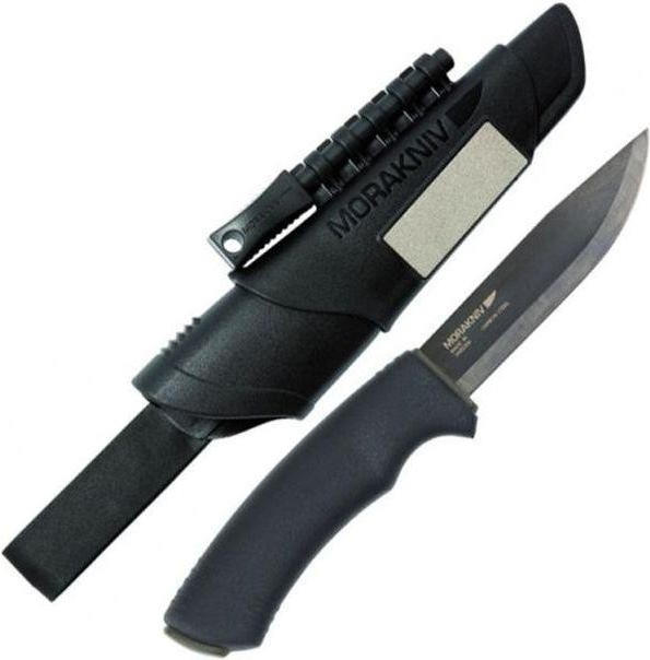 Mora of Sweden Bushcraft Survival coltello, nero