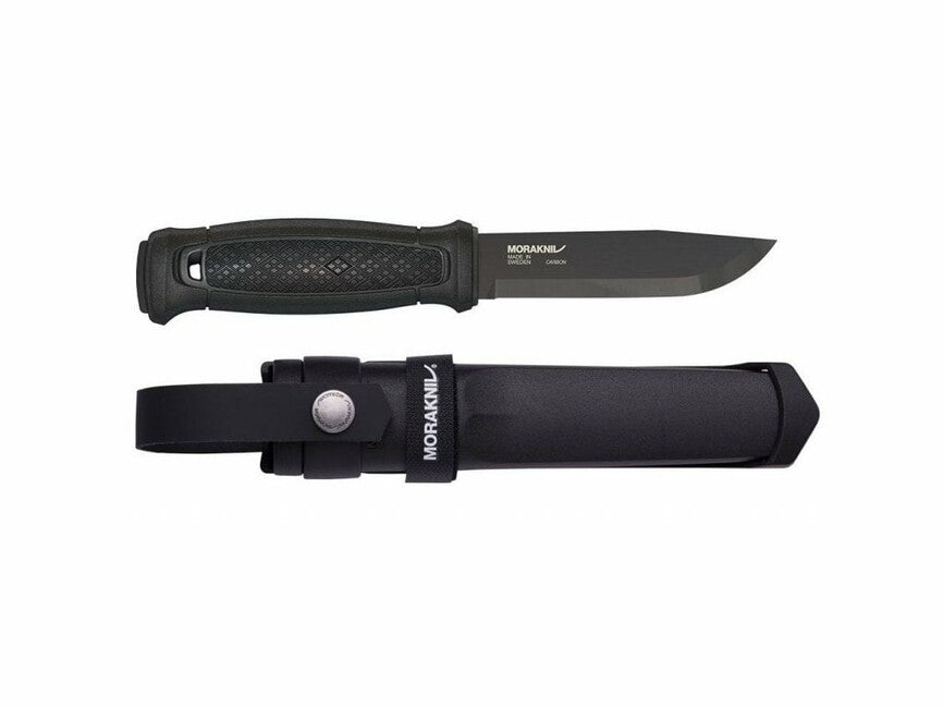Mora of Sweden Garberg Black C MM coltello da esterno 10,9 cm, nero, poliammide, fodero