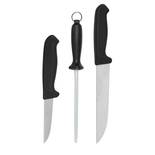 Morakniv Set di coltelli e affilacoltelli, nero