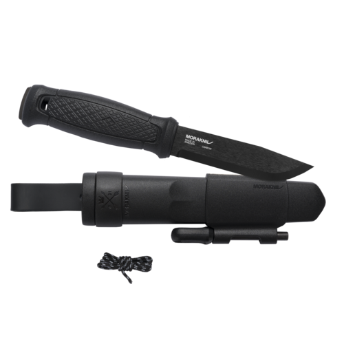 Morakniv Garberg BlackBlade coltello da esterno con kit di sopravvivenza, nero