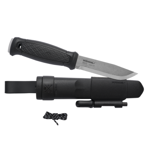 Morakniv Garberg (S) coltello da esterno con kit di sopravvivenza, nero