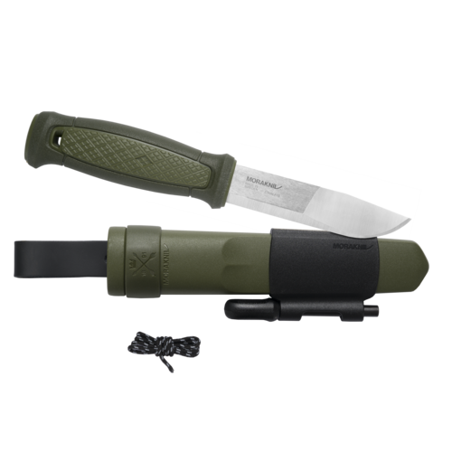Morakniv Kansbol coltello da esterno con kit di sopravvivenza, verde