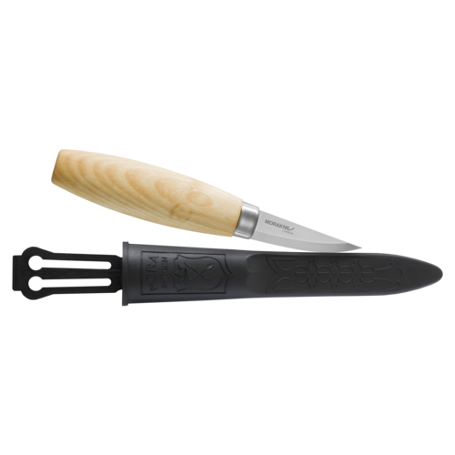 Morakniv 120 (C) coltello da intaglio, naturale, in legno
