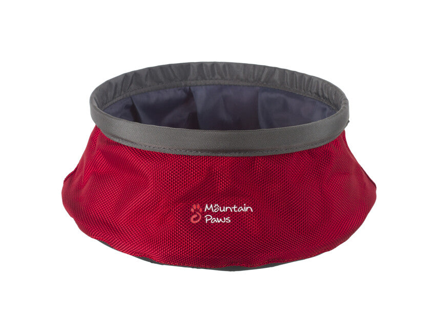 Mountain Paws Ciotola per cani pieghevole L, rosso