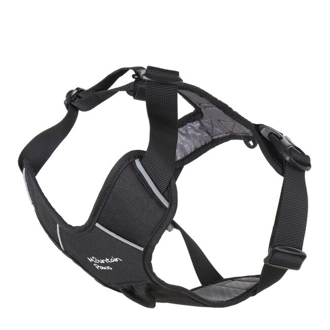 Mountain Paws Pettorina imbottita per cani Pettorina per cani extra large, nera