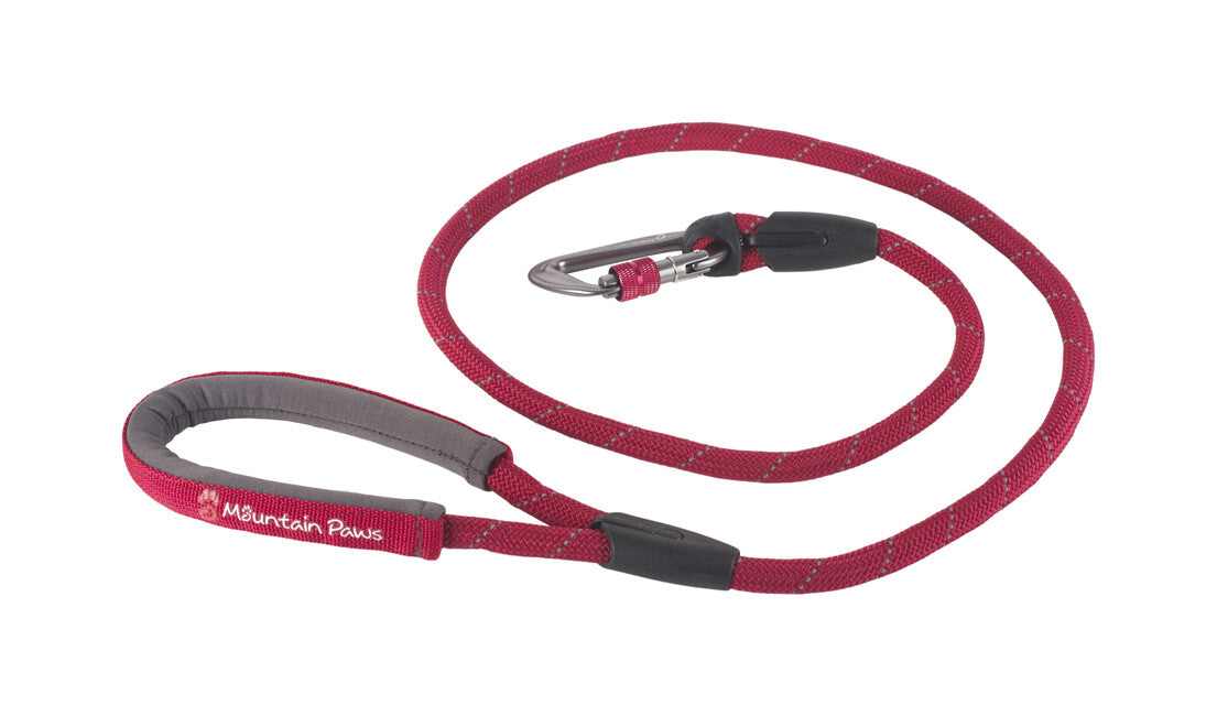 Mountain Paws Rope Guinzaglio a corda, rosso