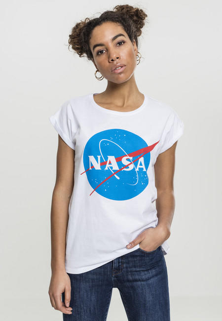 NASA Maglietta da donna Insignia, bianco