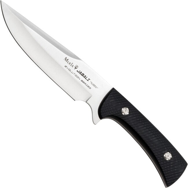 Muela Jabali Micarta coltello a lama fissa, nero