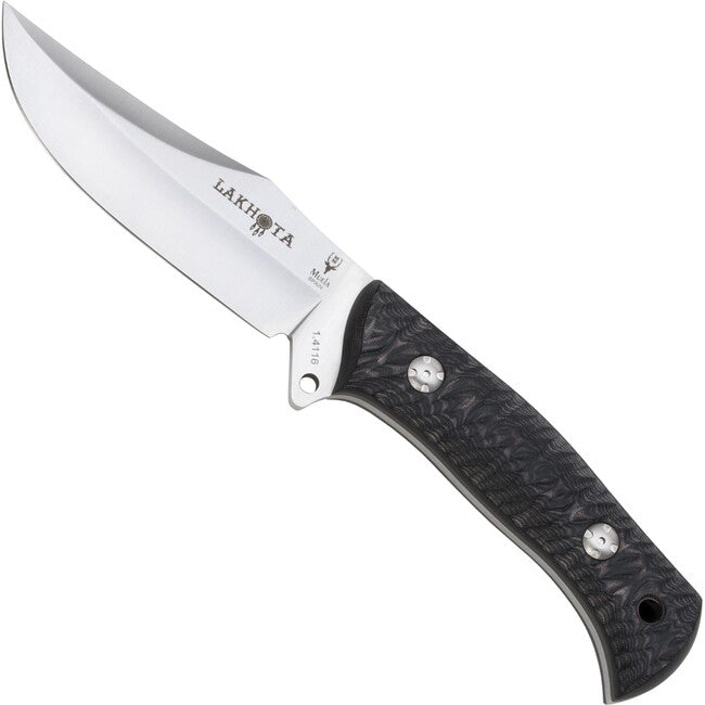 Muela Lakhota coltello a lama fissa 62030, nera