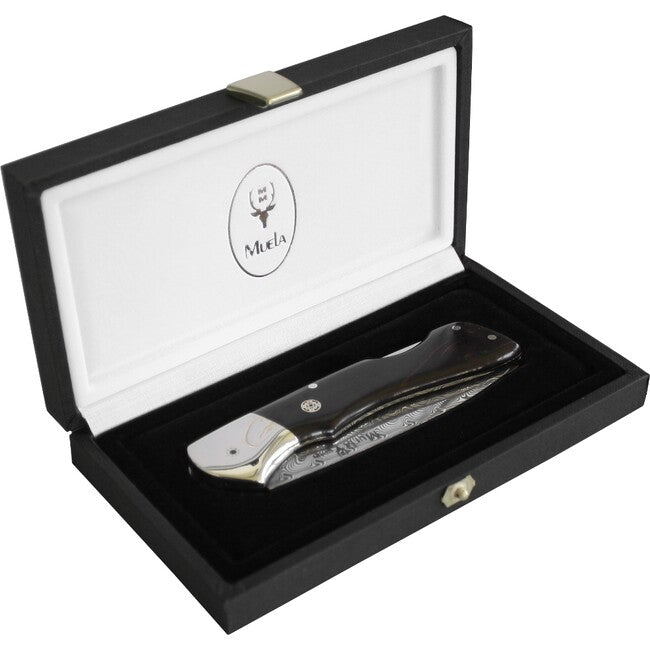 Muela Taschenme Damast coltello tascabile